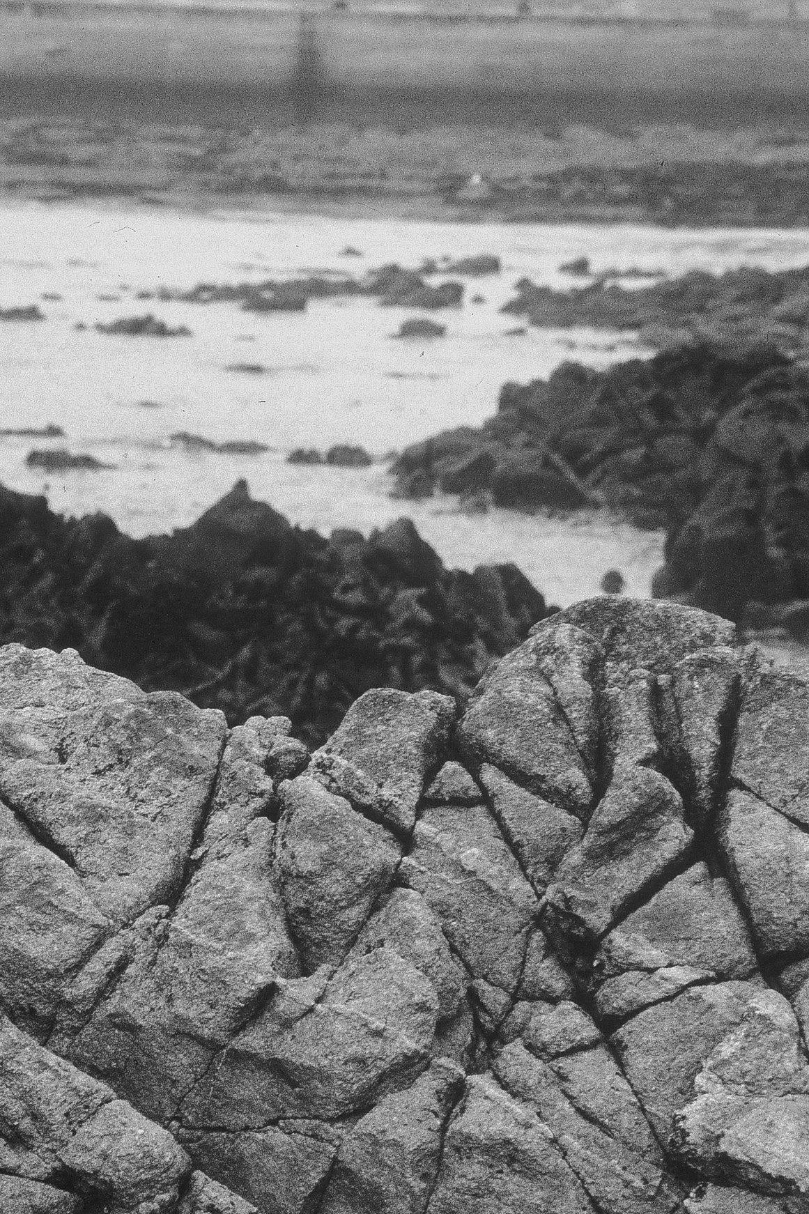 Irish Harbor Revisited — black and white photograph by Craig Baker, CH#002.