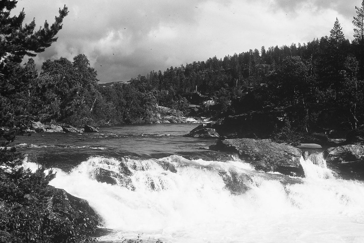 Water on the Move — black and white photograph by Craig Baker, ML#021.
