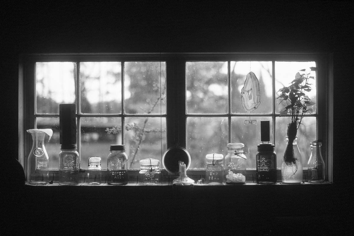The Kitchen Window — black and white photograph by Craig Baker, NS#001.